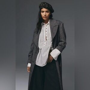 NWT Free People x Understated Leather Penny Leopard Beret